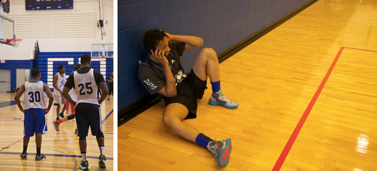 At tryouts for the newest team in the Canadian basketball league. (Photos: Max Leighton)