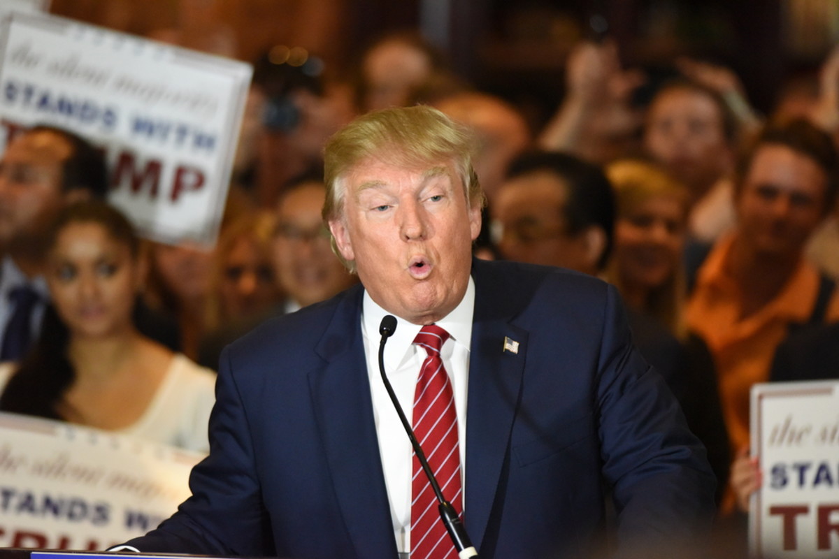 If Donald Trump repeats it, it must be true. Right? (Photo: a katz/Shutterstock)