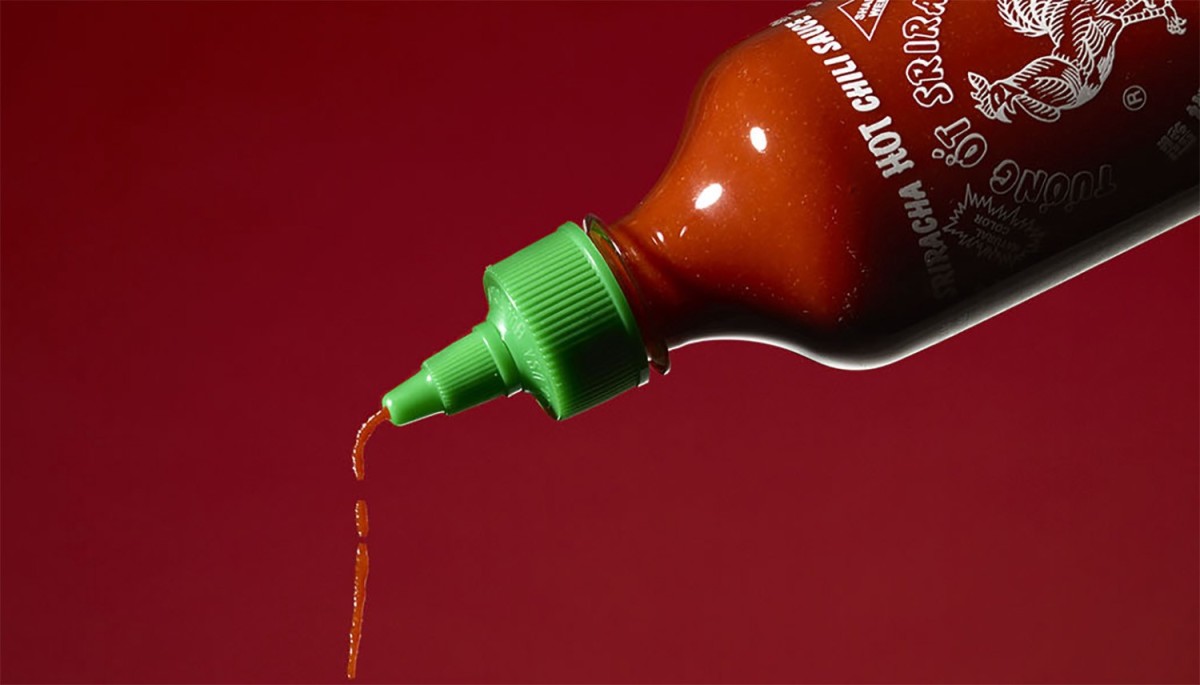 Although David Tran invented Sriracha sauce and trademarked its green-topped, rooster-adorned bottle design, he never trademarked the name “Sriracha” itself. Now Tabasco, Kikkoman, and Frank’s Red Hot, among others, market their own Srirachas. (Photo: The Voorhes)