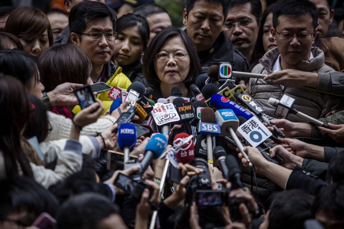 Tsai Ing-wen in January of 2016.