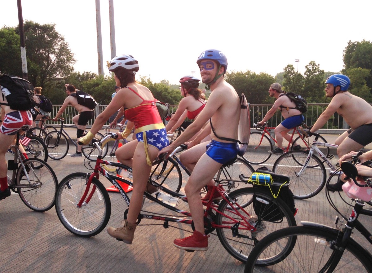 America's Most Patriotic Bike Ride Is Also Its Most Naked.