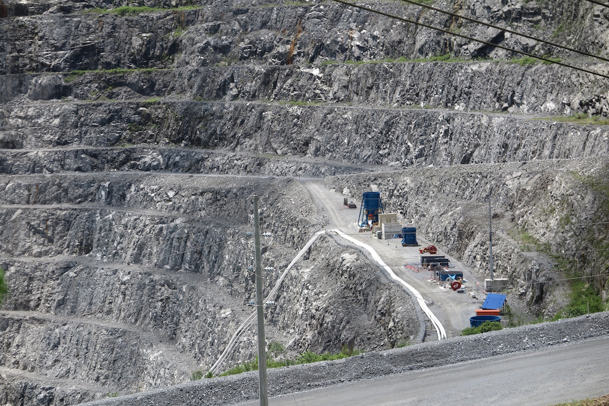 OceanaGold's open pit gold and copper mine in Didipio.