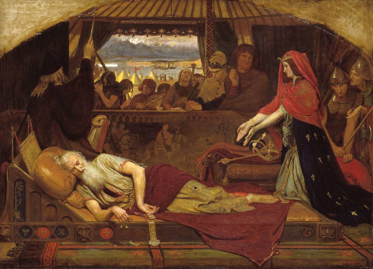 Lear and Cordelia, by Ford Madox Brown.