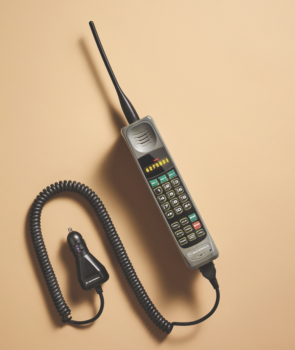 An old Motorola cell phone.