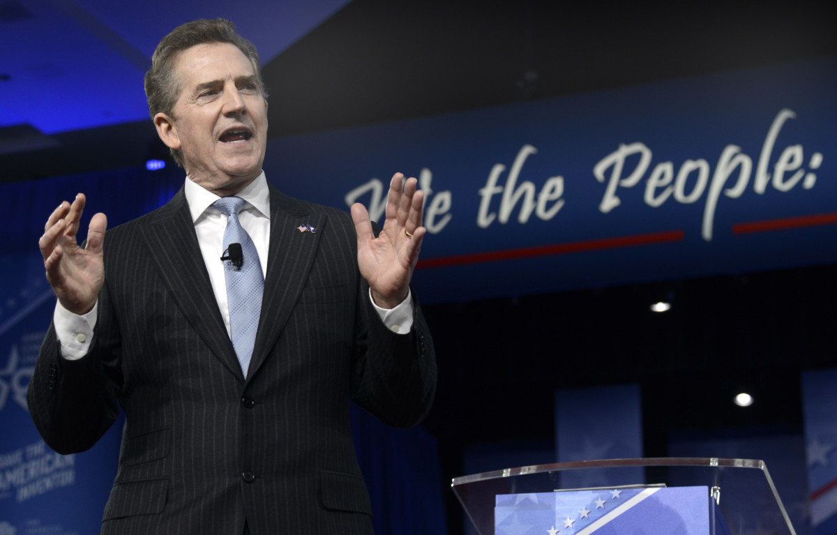 Former Senator Jim DeMint speaks to the Conservative Political Action Conference at National Harbor, Maryland, on February 23rd, 2017.