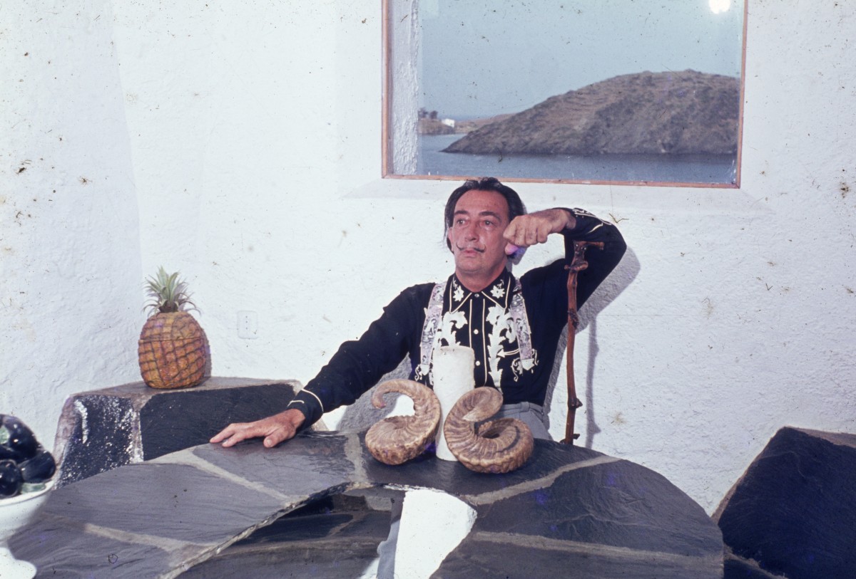 Artist Salvador Dali, pictured here in 1963.