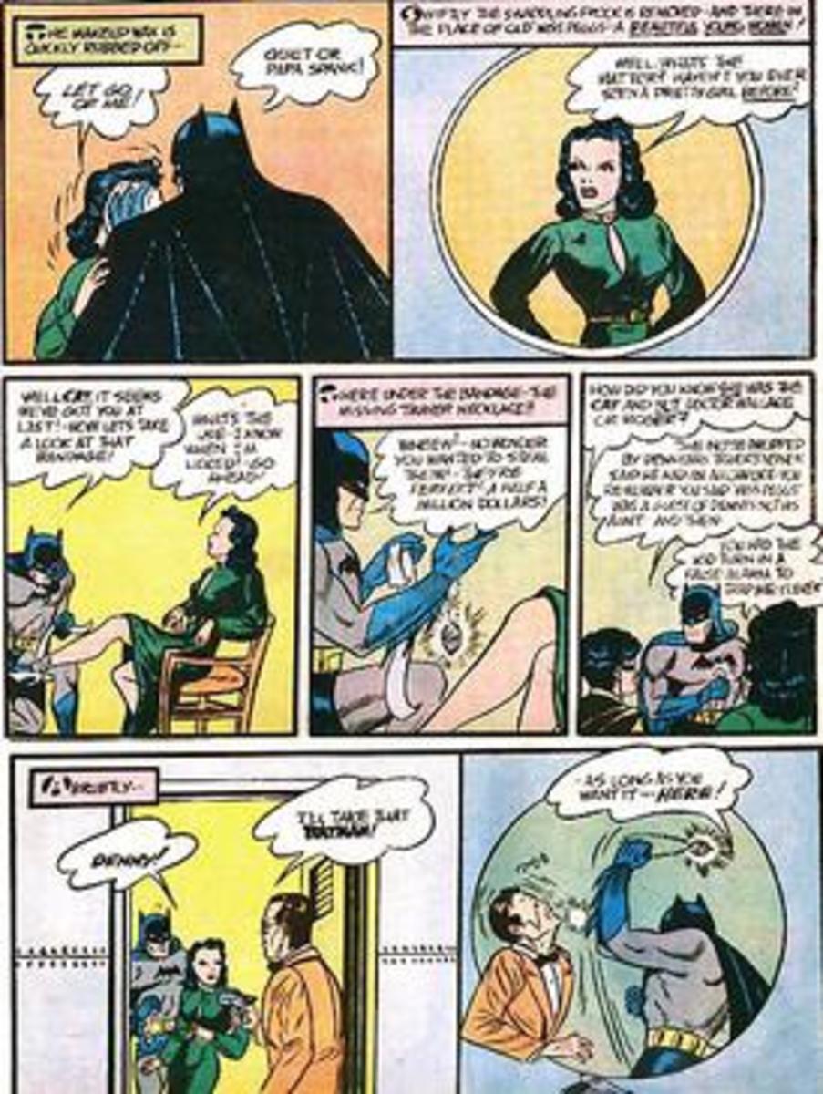 Catwoman's first appearance.