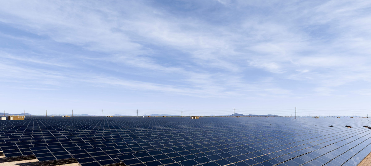 Agua Caliente Solar Farm in Gila Bend, Arizona.