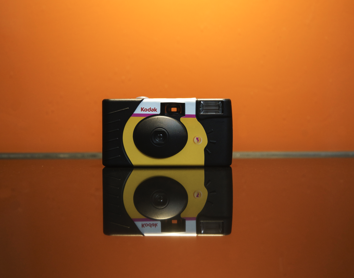 A Kodak disposable camera.