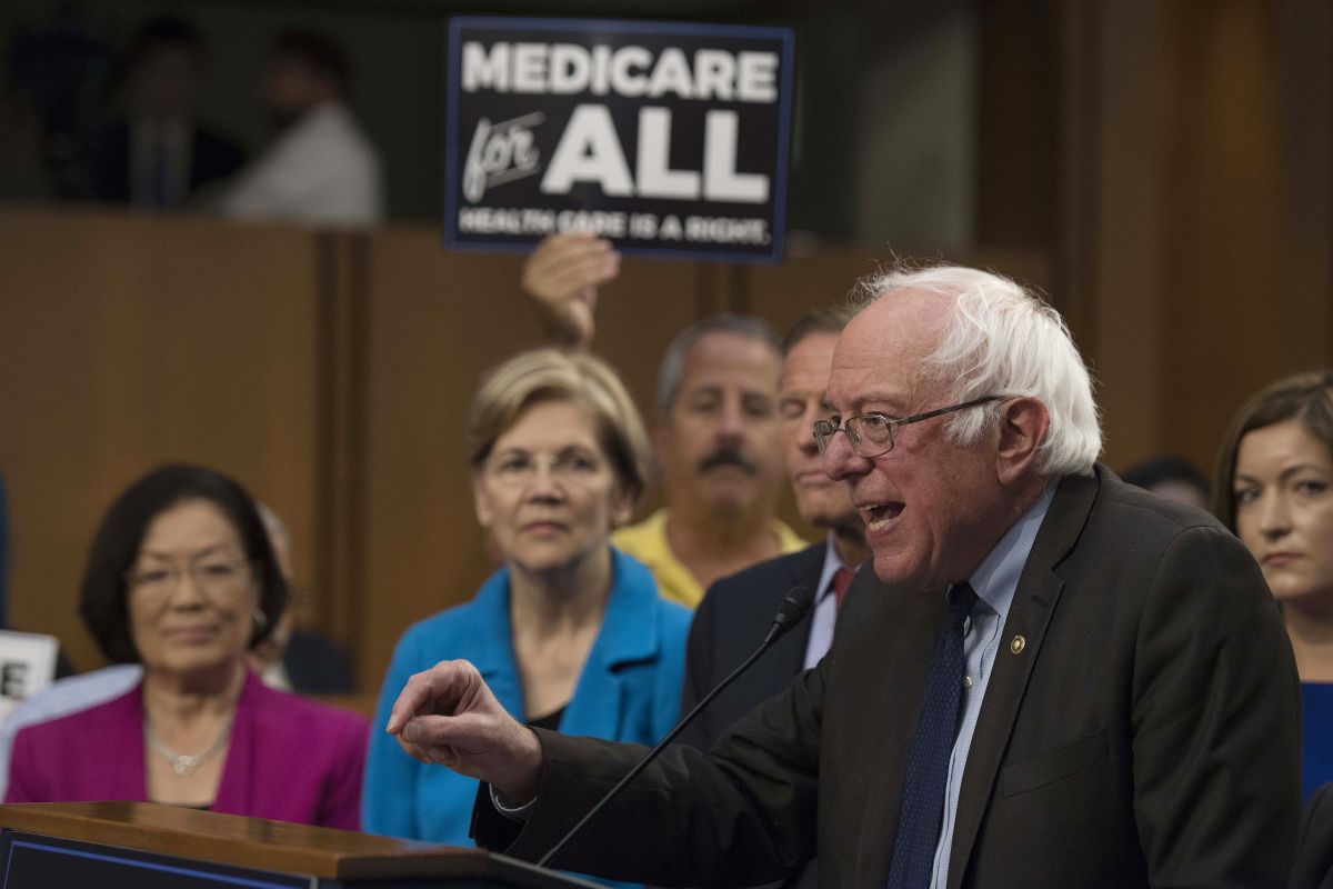 Senator Bernie Sanders discusses Medicare for All legislation on September 13th, 2017.