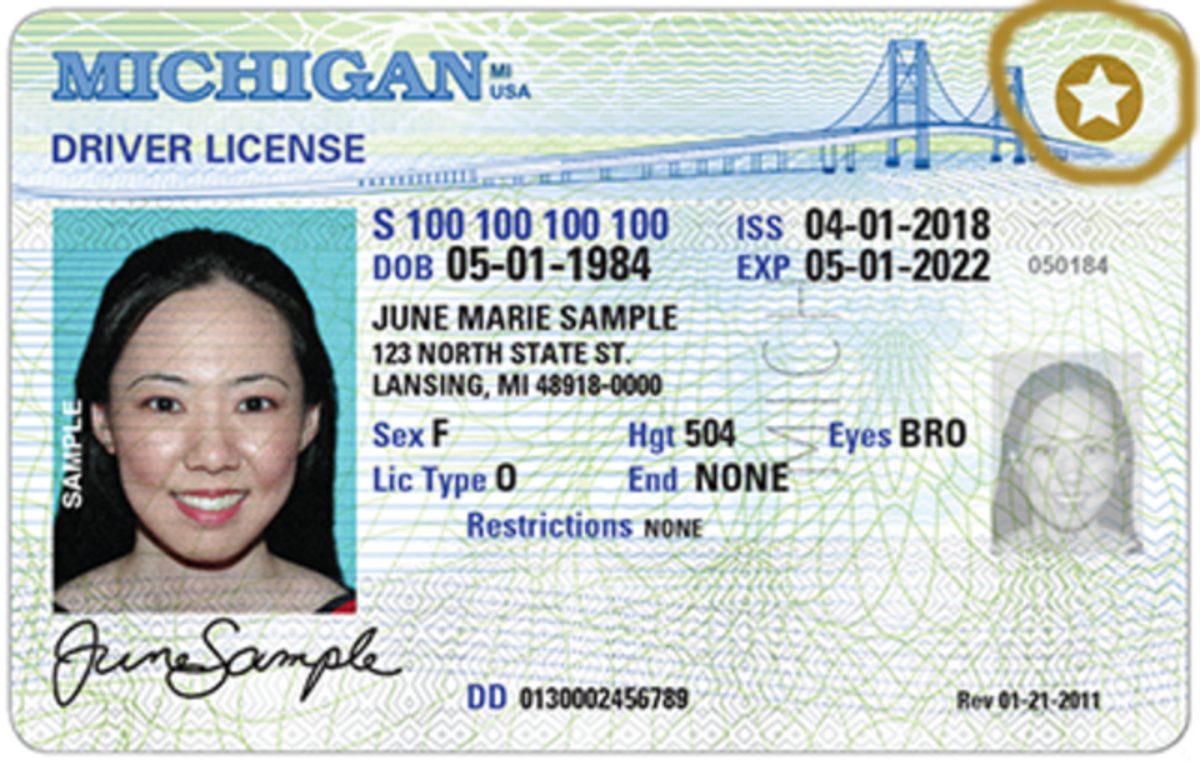 A sample driver's license for limited-term that is currently used by legal immigrants with temporary legal status.