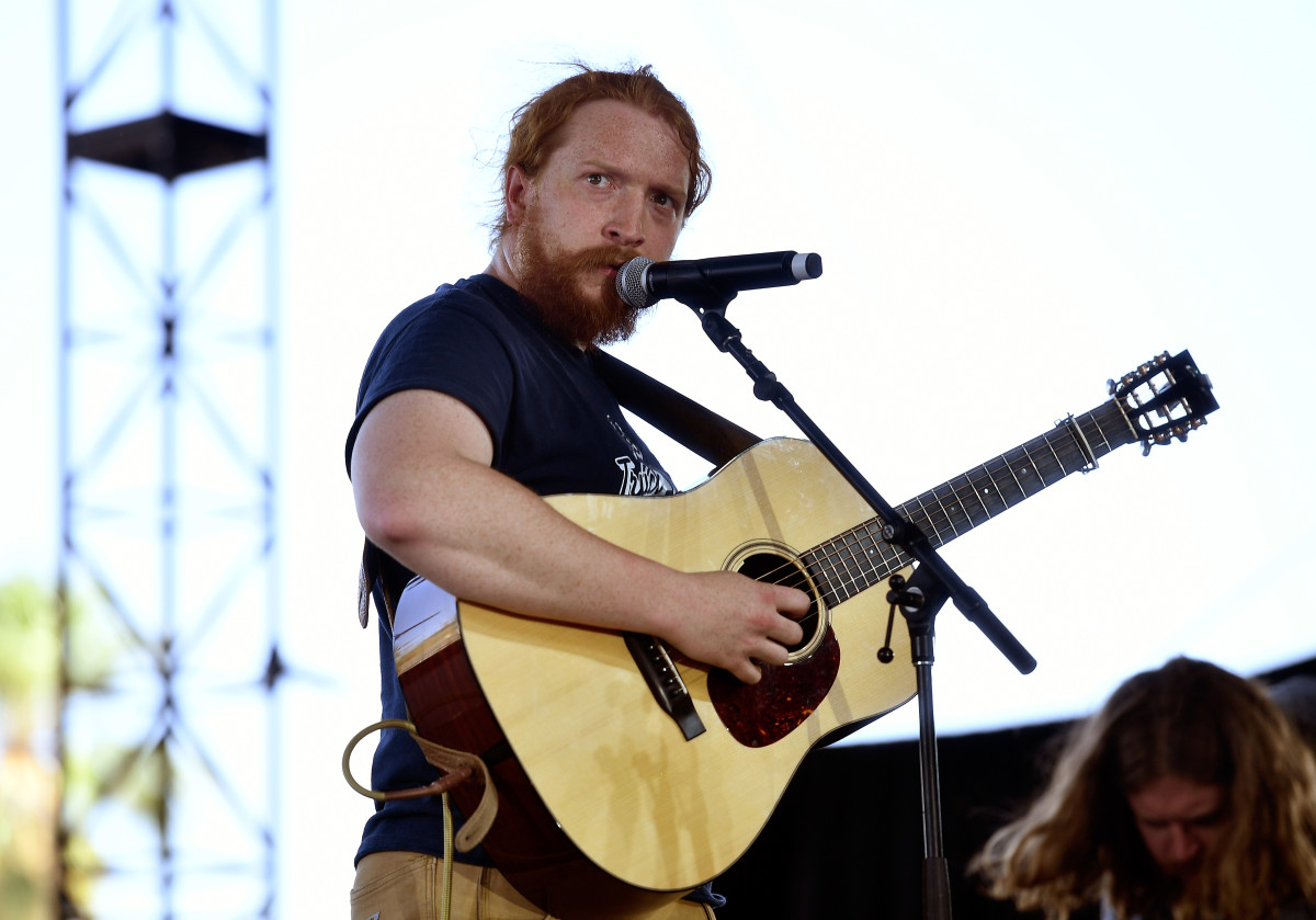 Tyler Childers performs onstage during 2018 Stagecoach California's Country Music Festival at the Empire Polo Field on April 28th, 2018, in Indio, California.