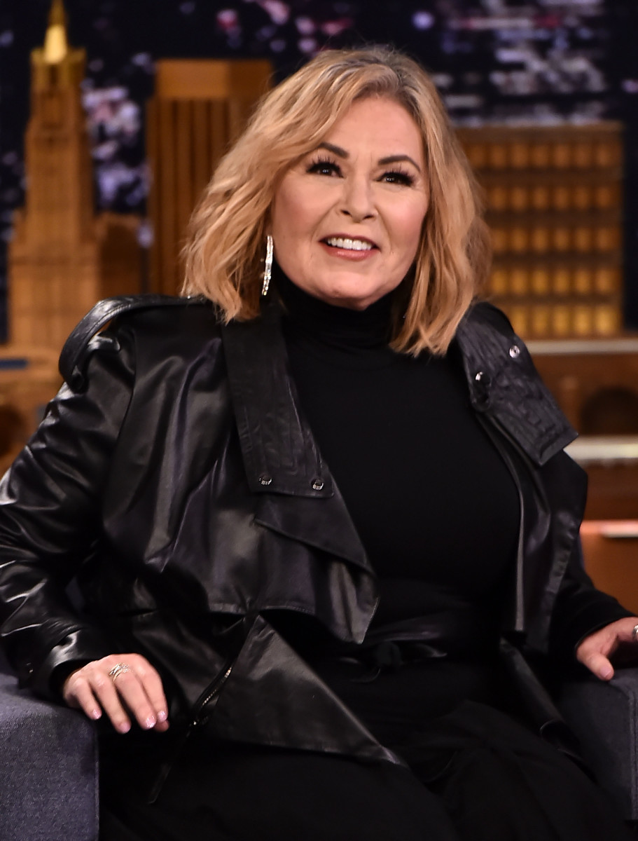 Roseanne Barr Visits The Tonight Show Starring Jimmy Fallon on April 30th, 2018, in New York.