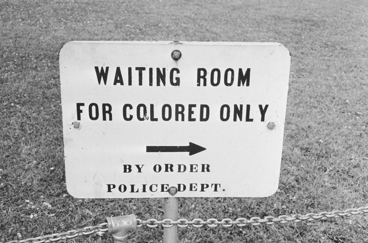 A sign in Jackson, Mississippi, circa 1961.