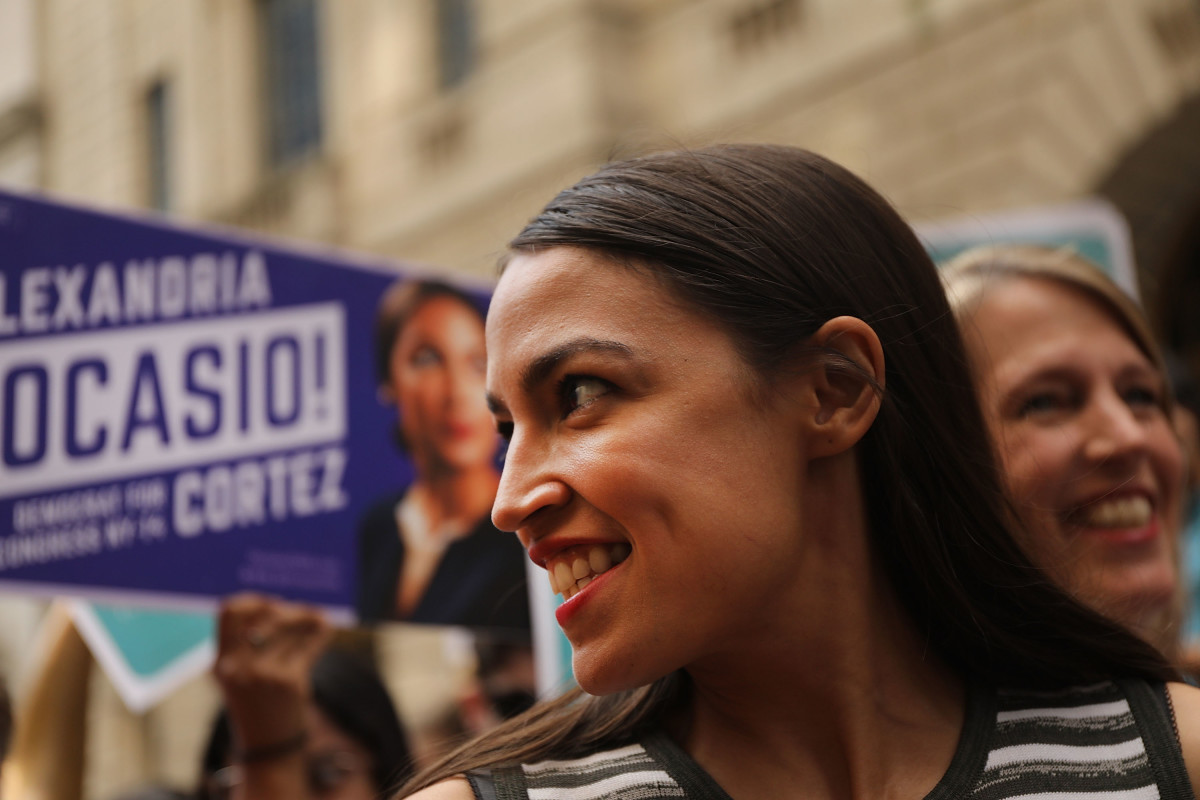 Congressional nominee Alexandria Ocasio-Cortez.