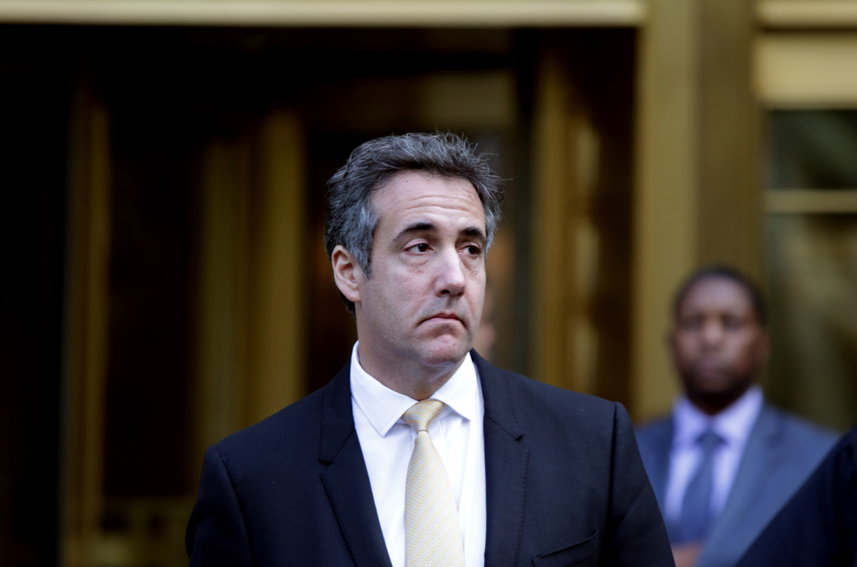 Michael Cohen exits the federal courthouse on August 21st, 2018, in New York City.
