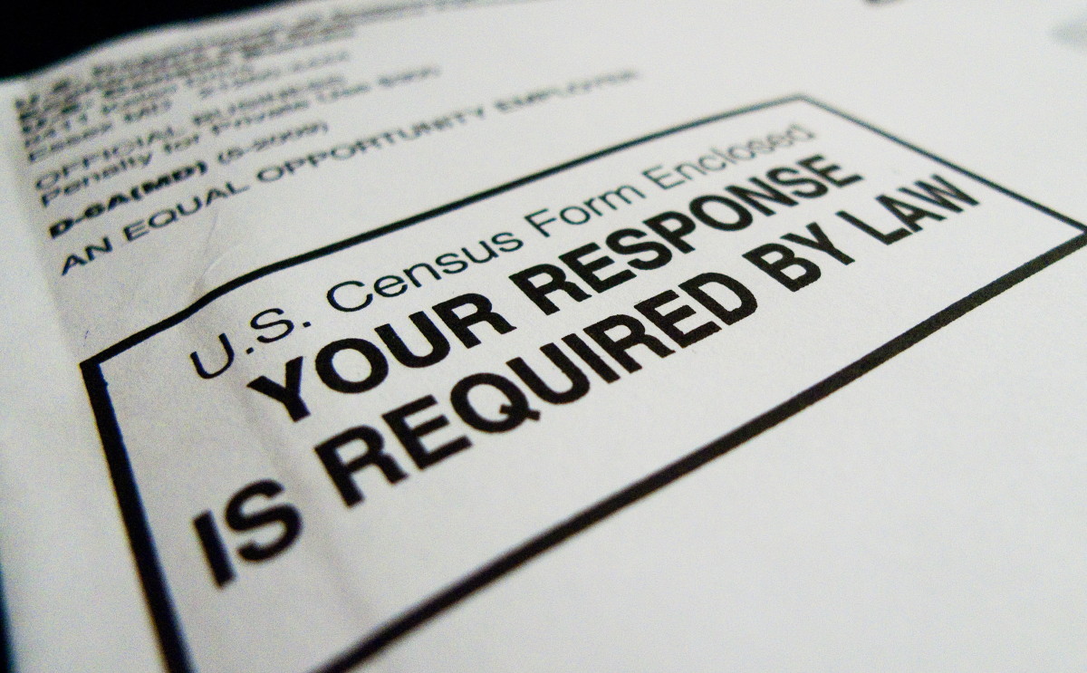 The 2010 U.S. Census form.