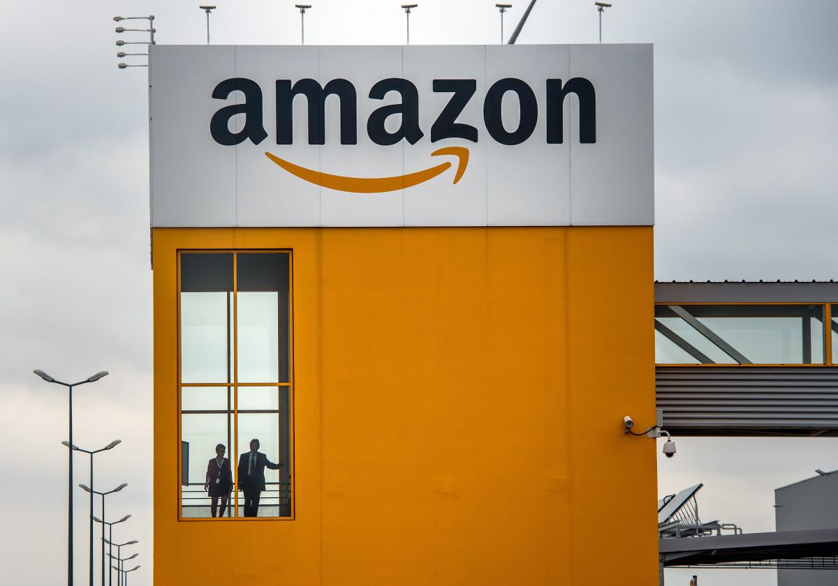 An Amazon office in Lauwin-Planque, France.