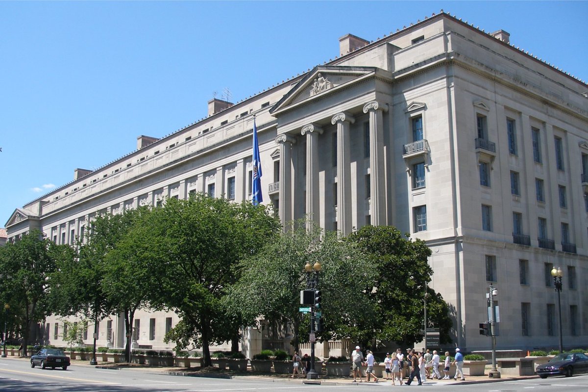 The Robert F. Kennedy Department of Justice Building in Washington, D.C.
