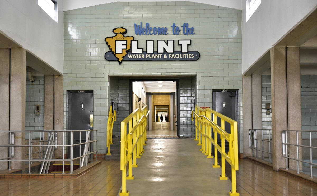 The interior of the Flint water plant is seen on September 14th, 2016, in Flint, Michigan.