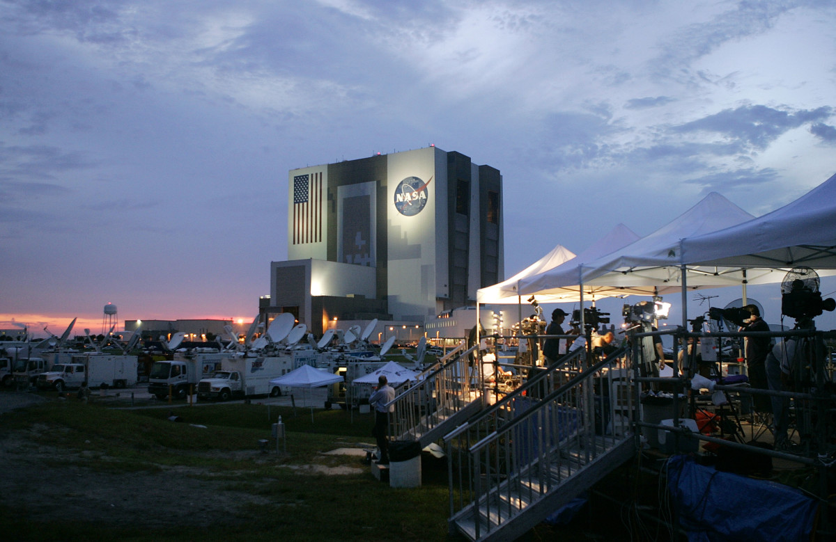 The Kennedy Space Center in Cape Canaveral, Florida.