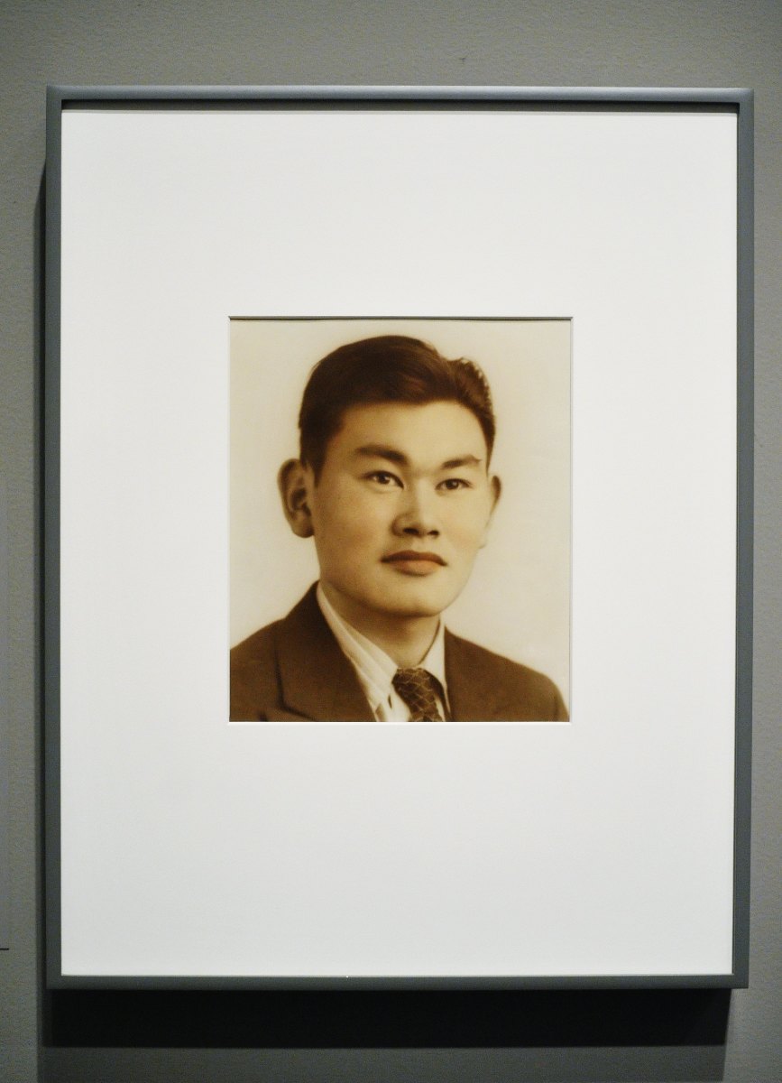 The portrait of Fred Korematsu is seen in the National Portrait Gallery on February 2nd, 2012, in Washington, D.C.