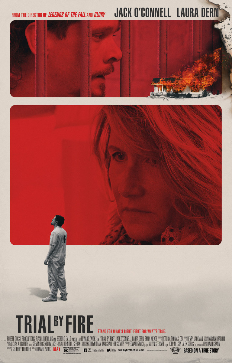 The theatrical poster for Trial by Fire.