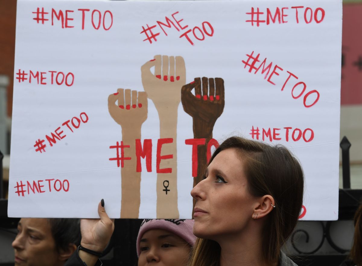 Victims of sexual harassment, sexual assault, sexual abuse, and their supporters protest during a #MeToo march in Hollywood, California, on November 12th, 2017.