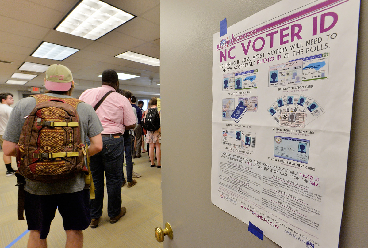 North Carolina's Voter ID laws were struck down in 2016, but a different version was passed via ballot amendment in 2018.
