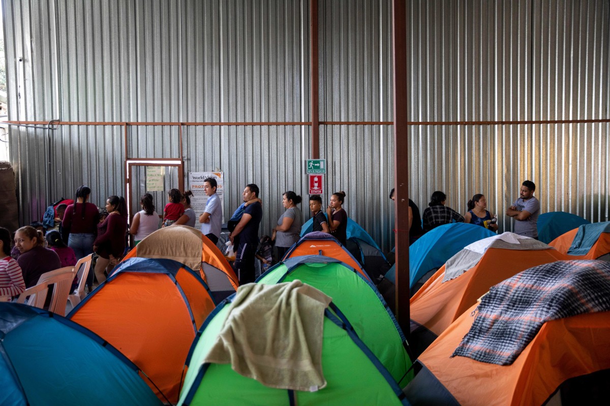 Asylum seekers in the U.S. are overflowing shelters in Mexico waiting for their claims to be processed.