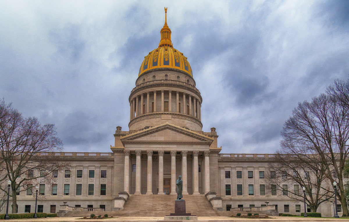 The West Virginia State Capitol.