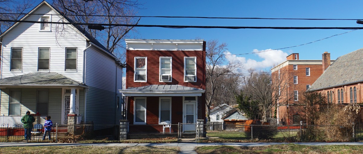 Houses in the Anacostia neighborhood of Washington, D.C., in January of 2015.