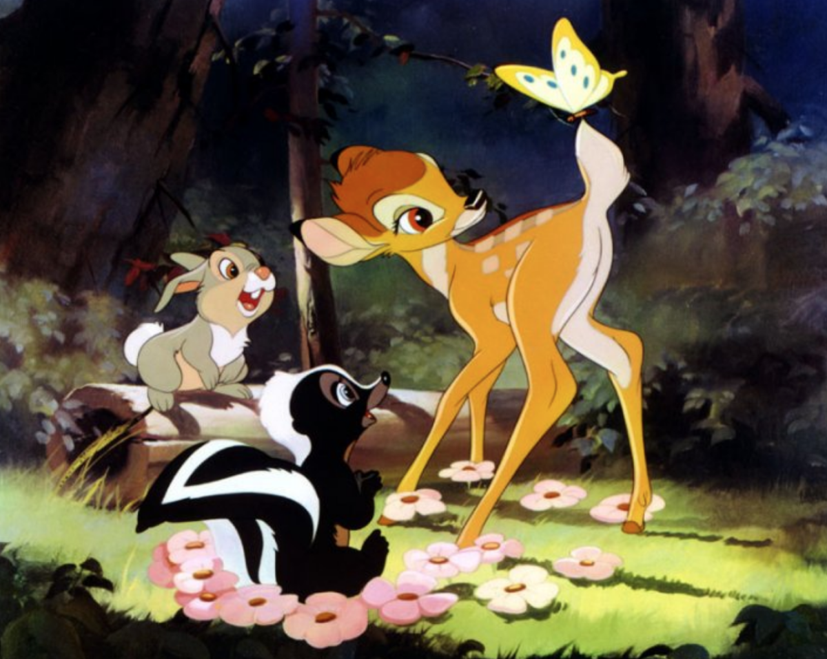 During the year-long jail sentence the poacher has been served, he is required to watch Bambi once a month.