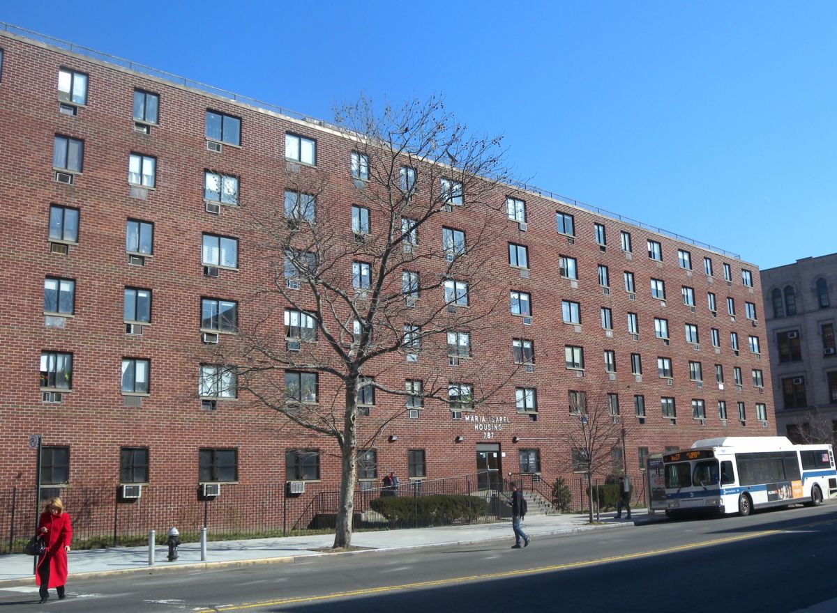 Section 8 housing in the South Bronx.