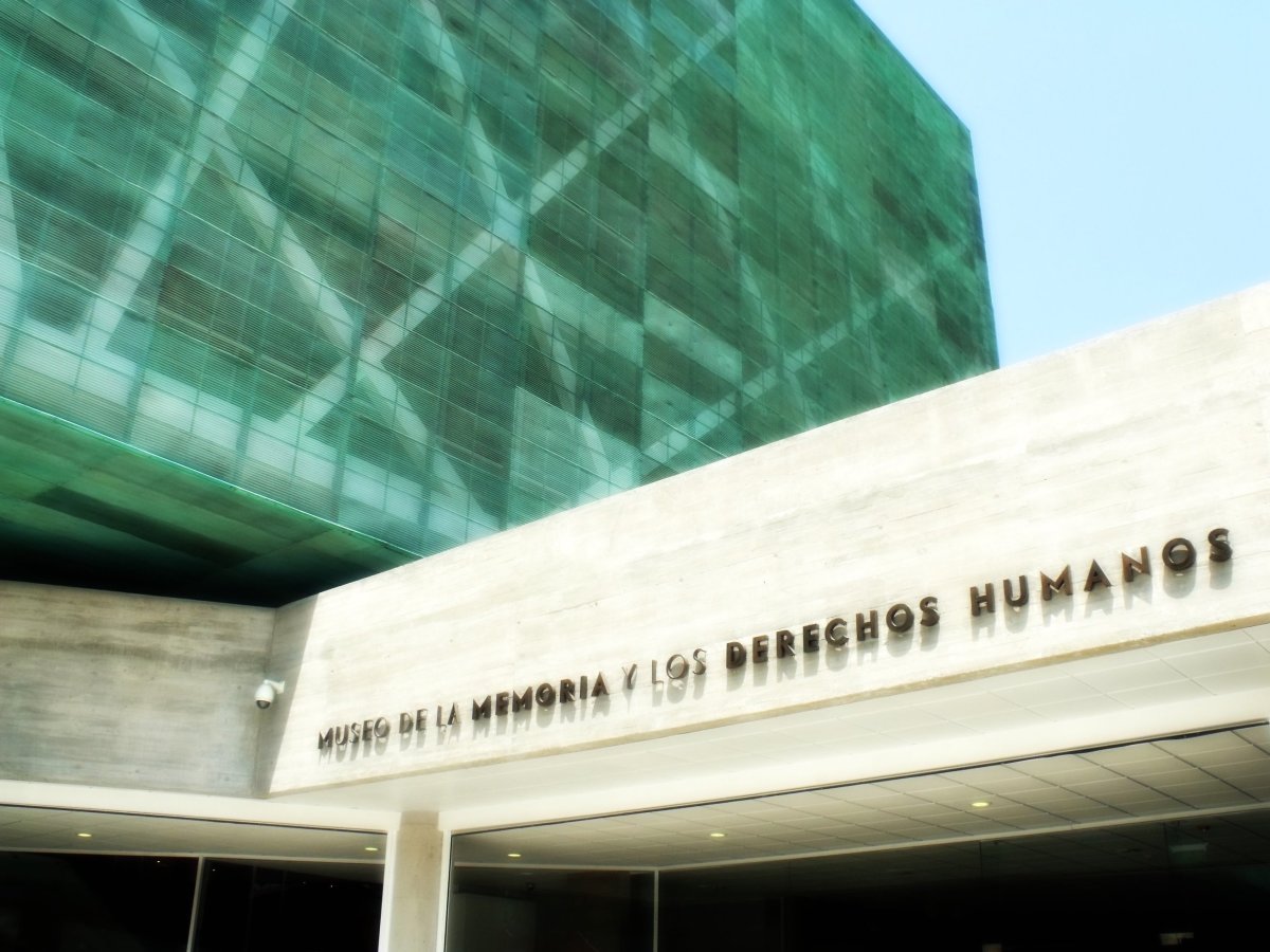 Museo de la Memoria y los Derechos Humanos in Santiago, Chile.