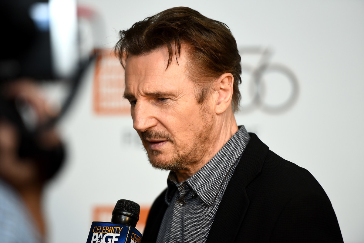 Liam Neeson attends Netflix's 'The Ballad of Buster Scruggs' NYFF Red Carpet Premiere at Alice Tully Hall on October 4th, 2018, in New York City.