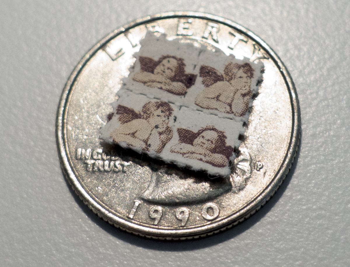 Tabs of LSD on a quarter.