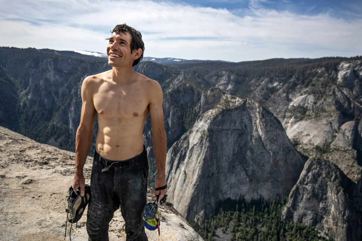Alex Honnold atop El Cap.