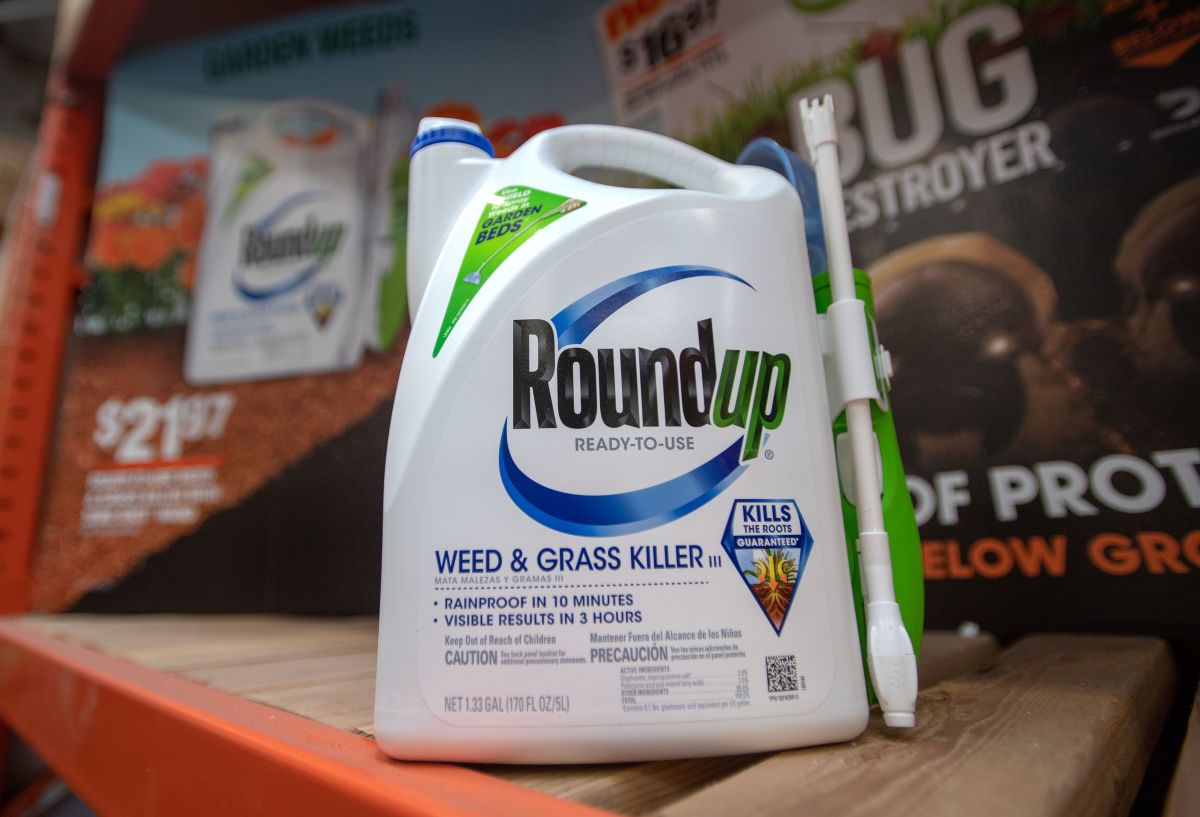 Roundup products are seen for sale at a hardware store in San Rafael, California, on July 9th, 2018.