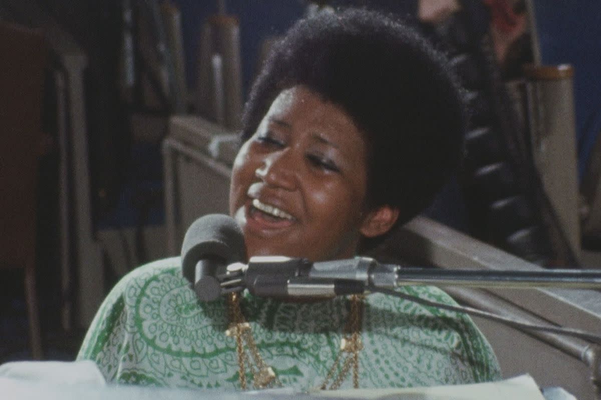 Aretha Franklin in Sydney Pollack's Amazing Grace.