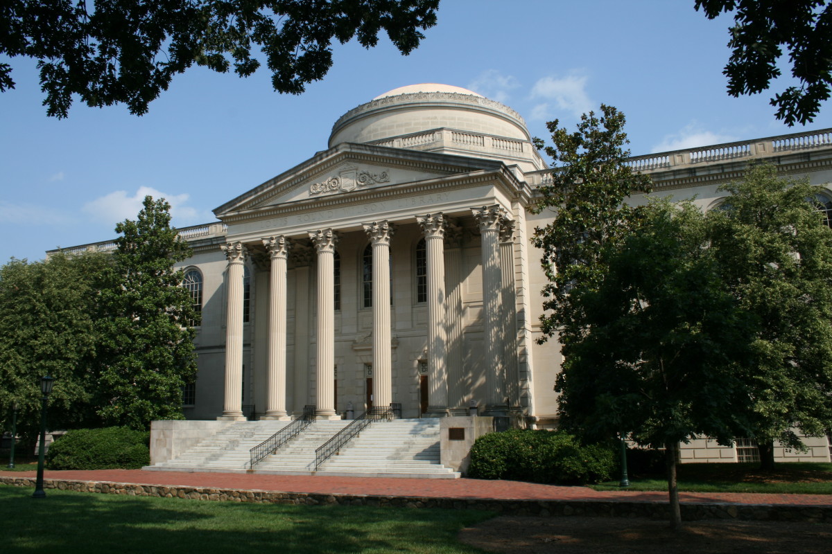 The Louis Round Wilson Library at the University of North Carolina–Chapel Hill.
