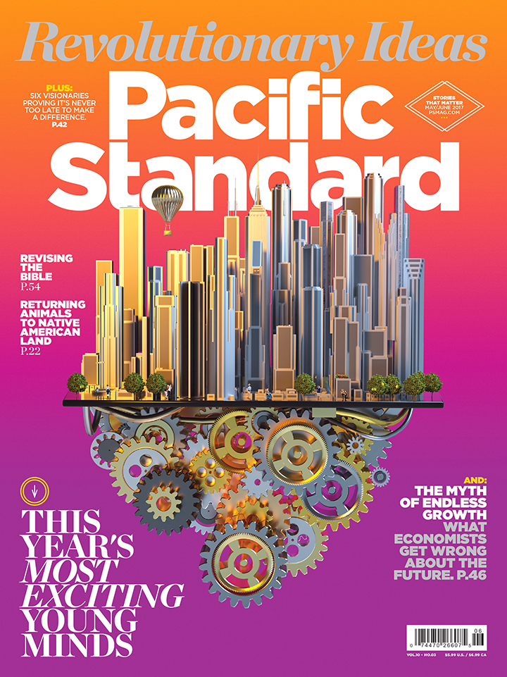 A version of this story originally appeared in the May/June 2017 issue of Pacific Standard. Subscribe now and get eight issues/year or purchase a single copy of the magazine.