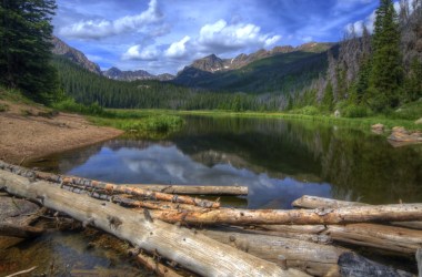 Lower Boulder Lake Dam on August 13th, 2014.