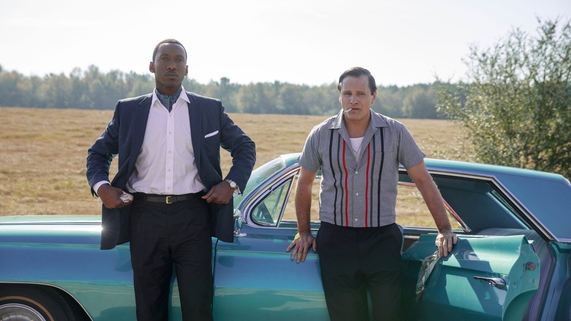 Mahershala Ali and Viggo Mortensen in Green Book.