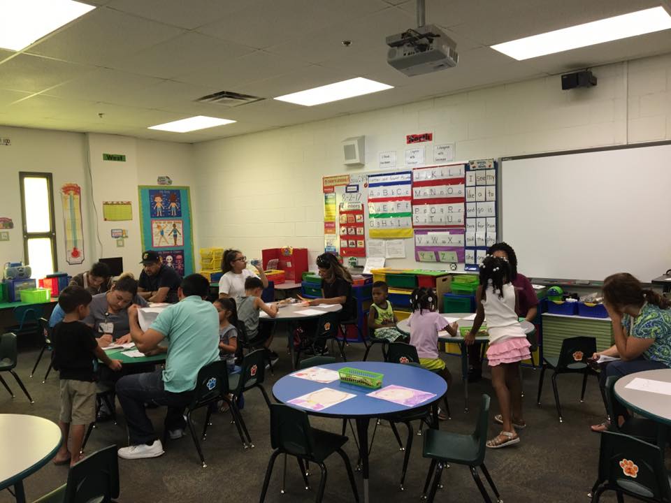 Students in a classroom at Tolleson Elementary School.