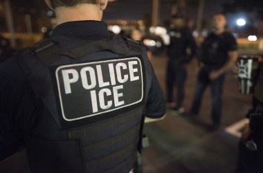 U.S. Immigration and Customs Enforcement officers arrested hundreds in Florida and Puerto Rico in March of 2018.