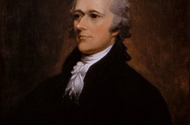 Portrait of Alexander Hamilton.