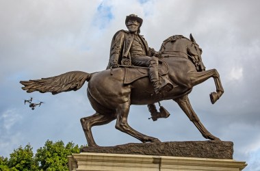 A J.E.B. Stuart monument.