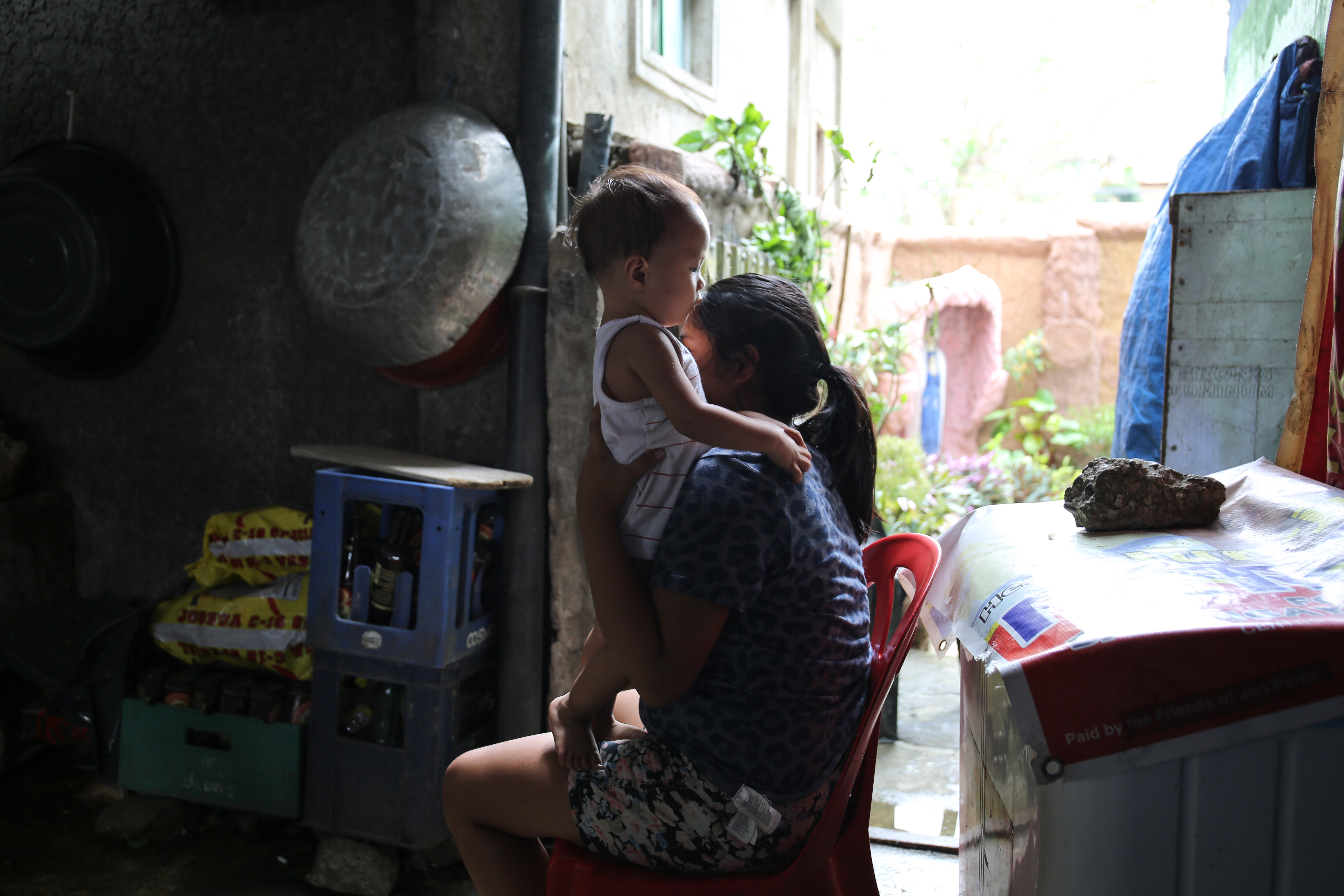 Maria Serrano, Jerry's daughter, says that farmers are most affected by the typhoon, as many did not manage an early harvest before it hit. 