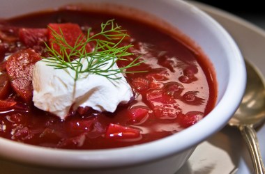 A bowl of non-Soviet borscht.